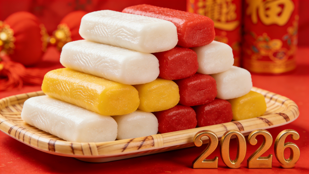 2026年木盘里的彩色年糕图片（商业使用）.png