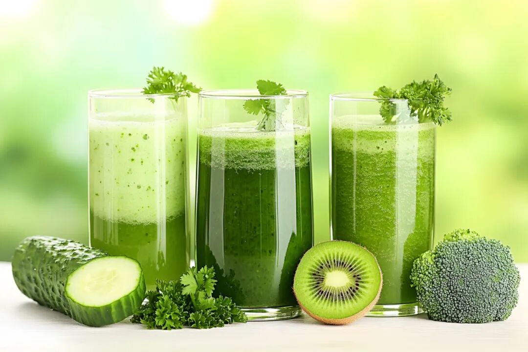 清新自然绿色蔬菜汁健康饮品装饰香草商业照片(商业使用).jpg